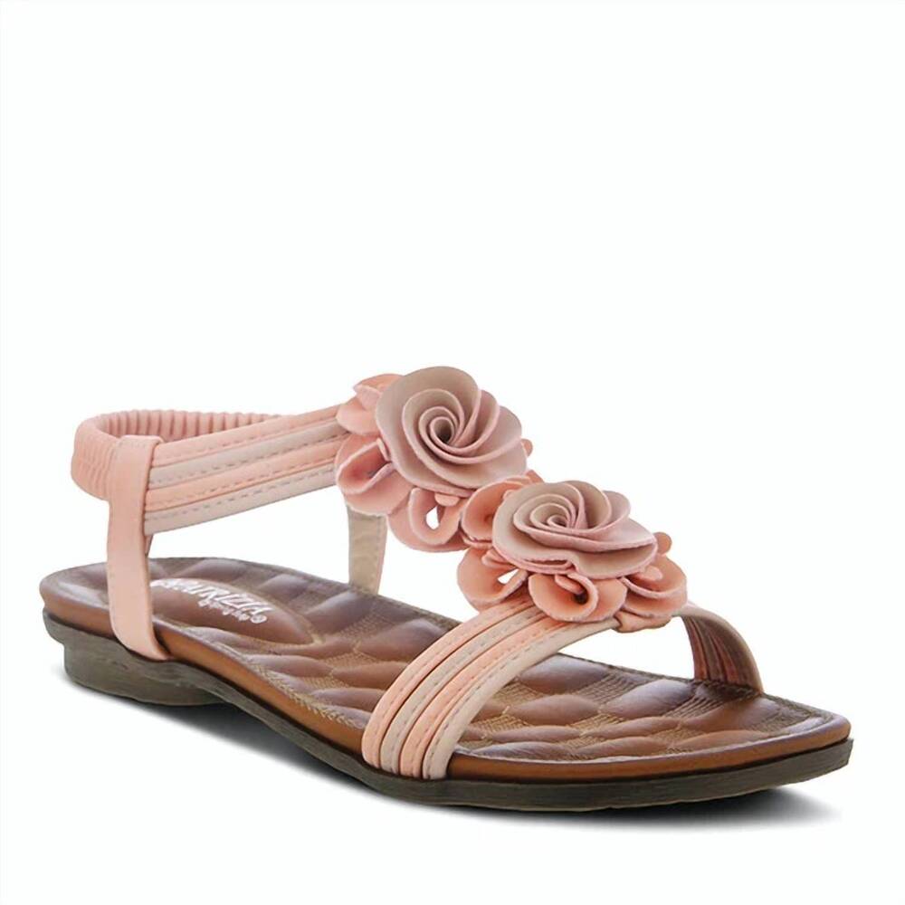 NEW PATRIZIA women's nectarine sandal in peach multi